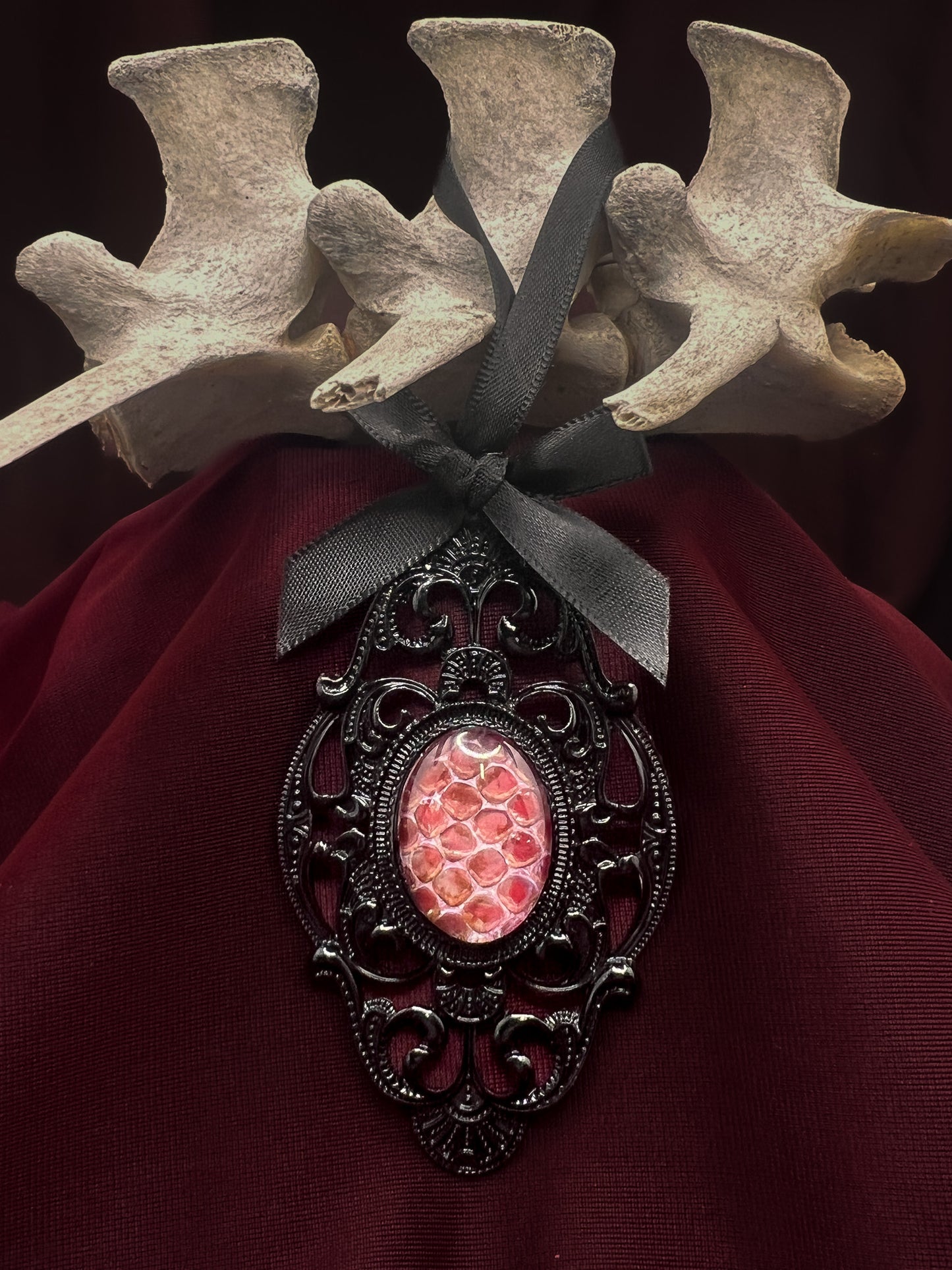 Real Snakeskin Filigree Ornaments