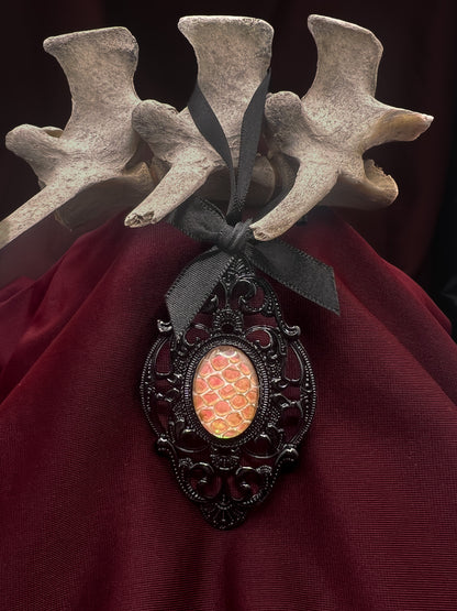 Real Snakeskin Filigree Ornaments