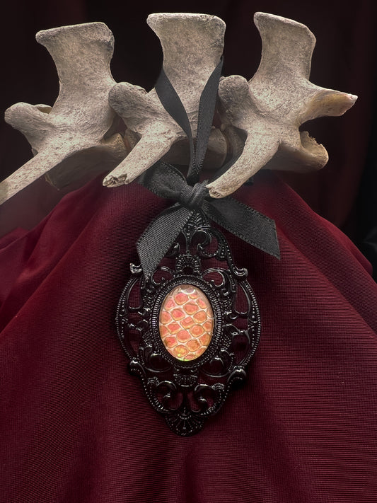 Real Snakeskin Filigree Ornaments