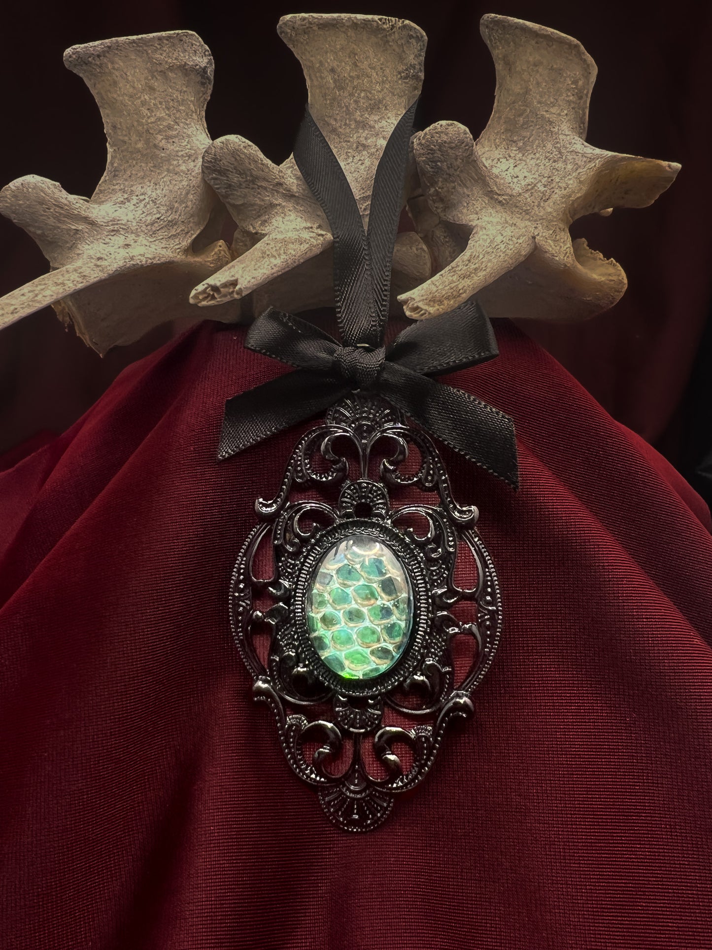 Real Snakeskin Filigree Ornaments