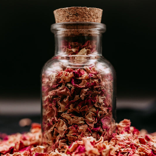 Red Rose Petal Spell Jar