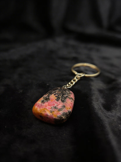 Rhodonite Keychain