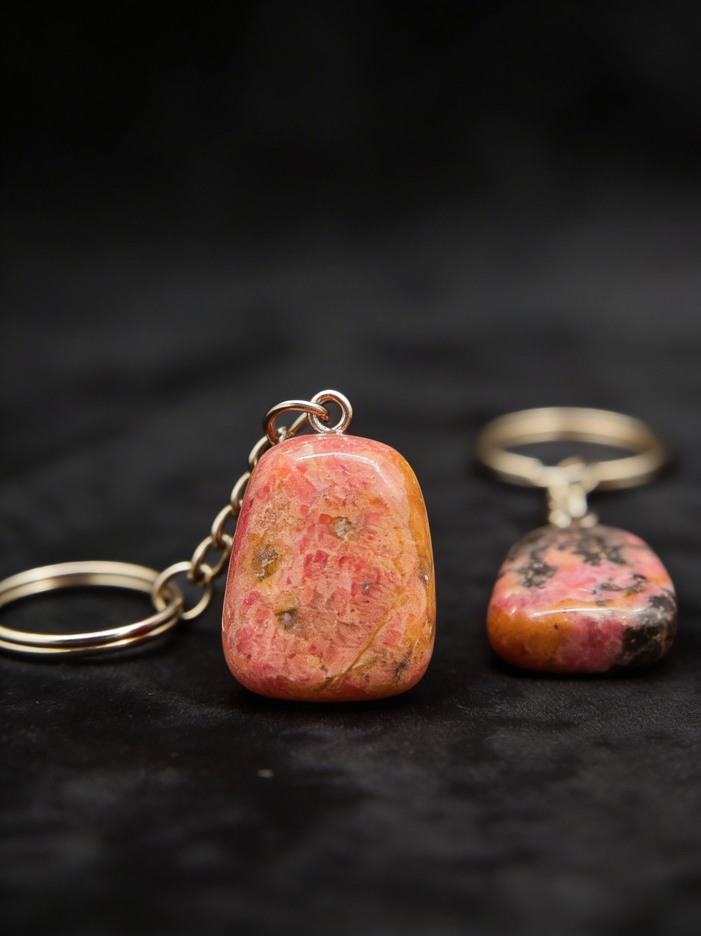 Rhodonite Keychain
