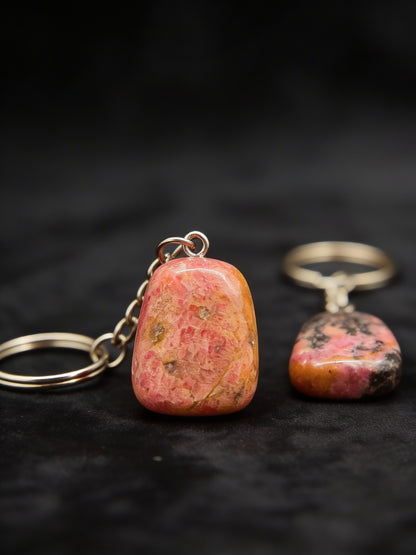Rhodonite Keychain