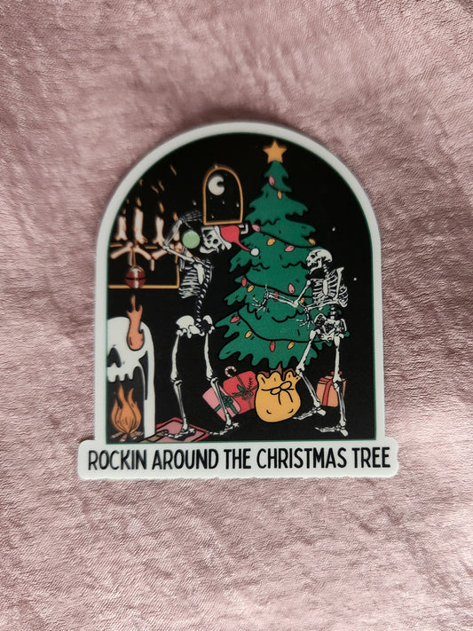 Rockin Around The Tree Sticker