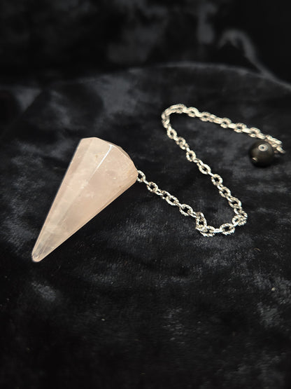 Rose Quartz Pendulum