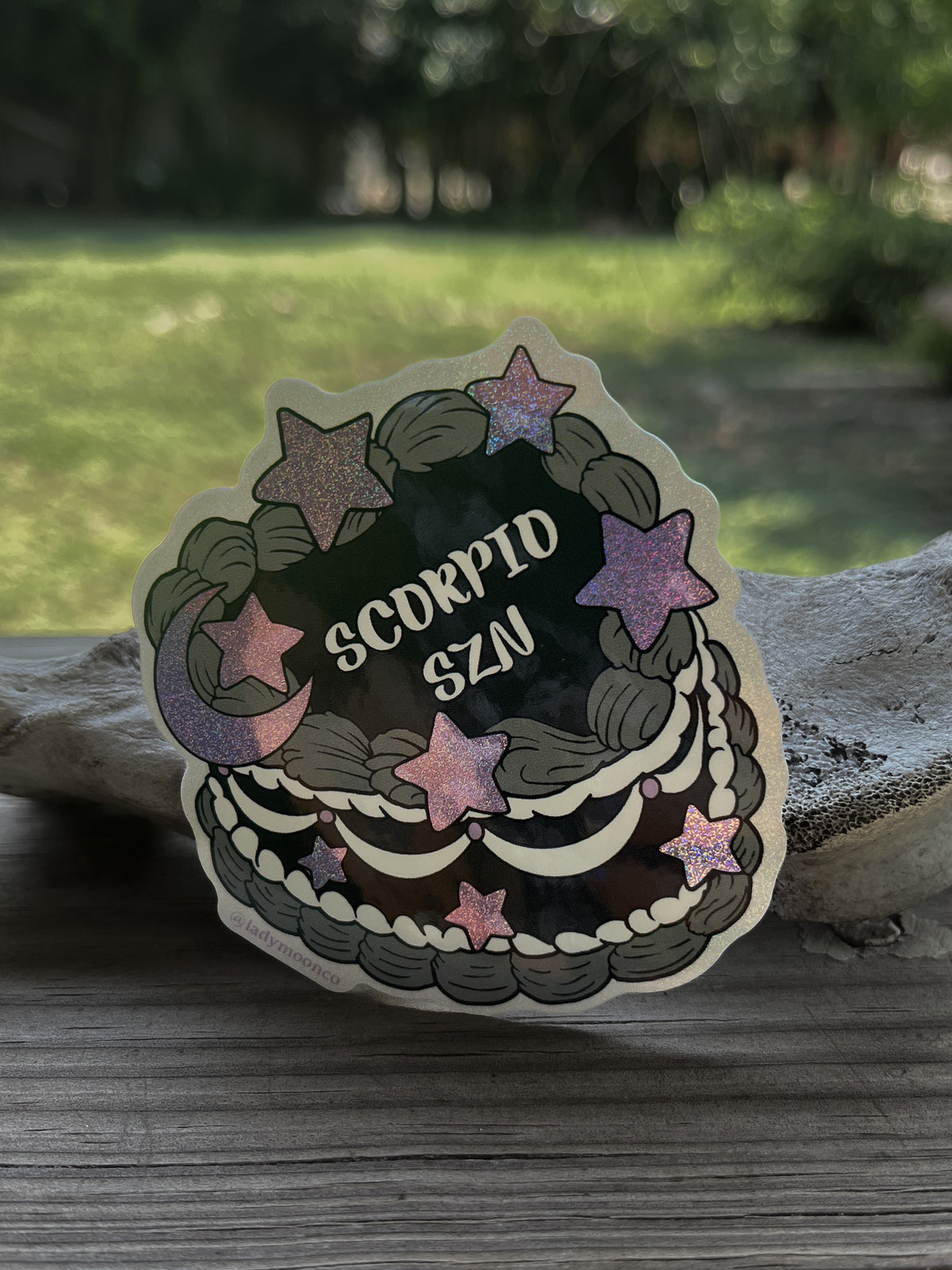 Scorpio Zodiac Birthday Cake Sticker