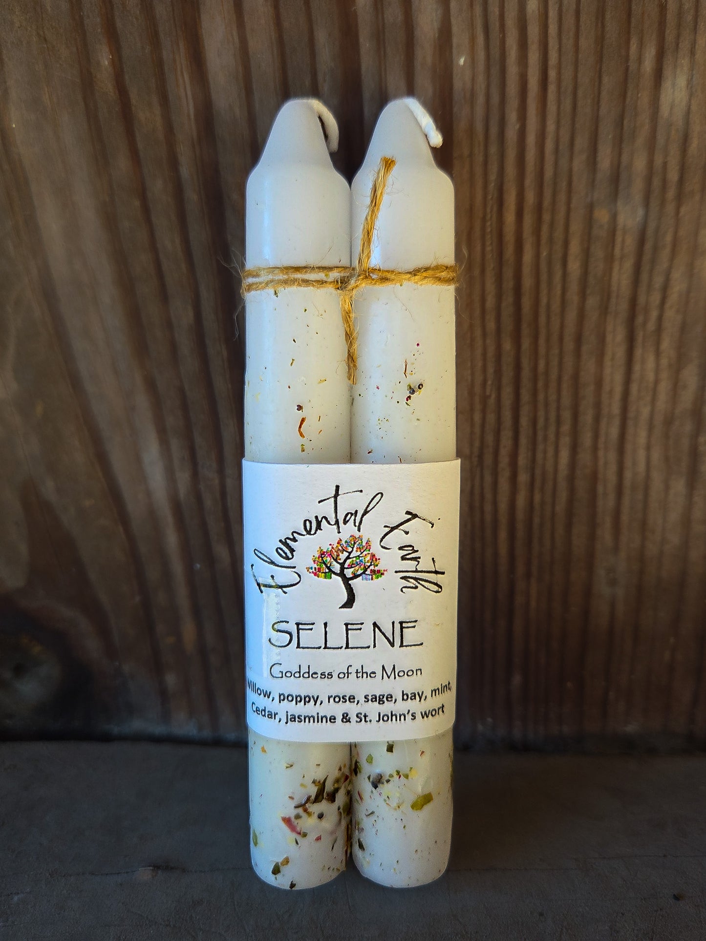 Selene Herbal Intention Taper Candles