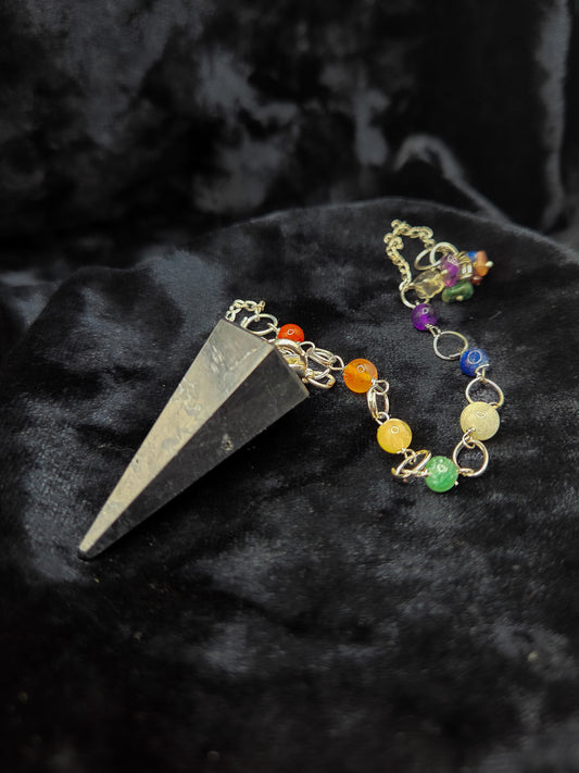 Chakra Shungite Pendulum