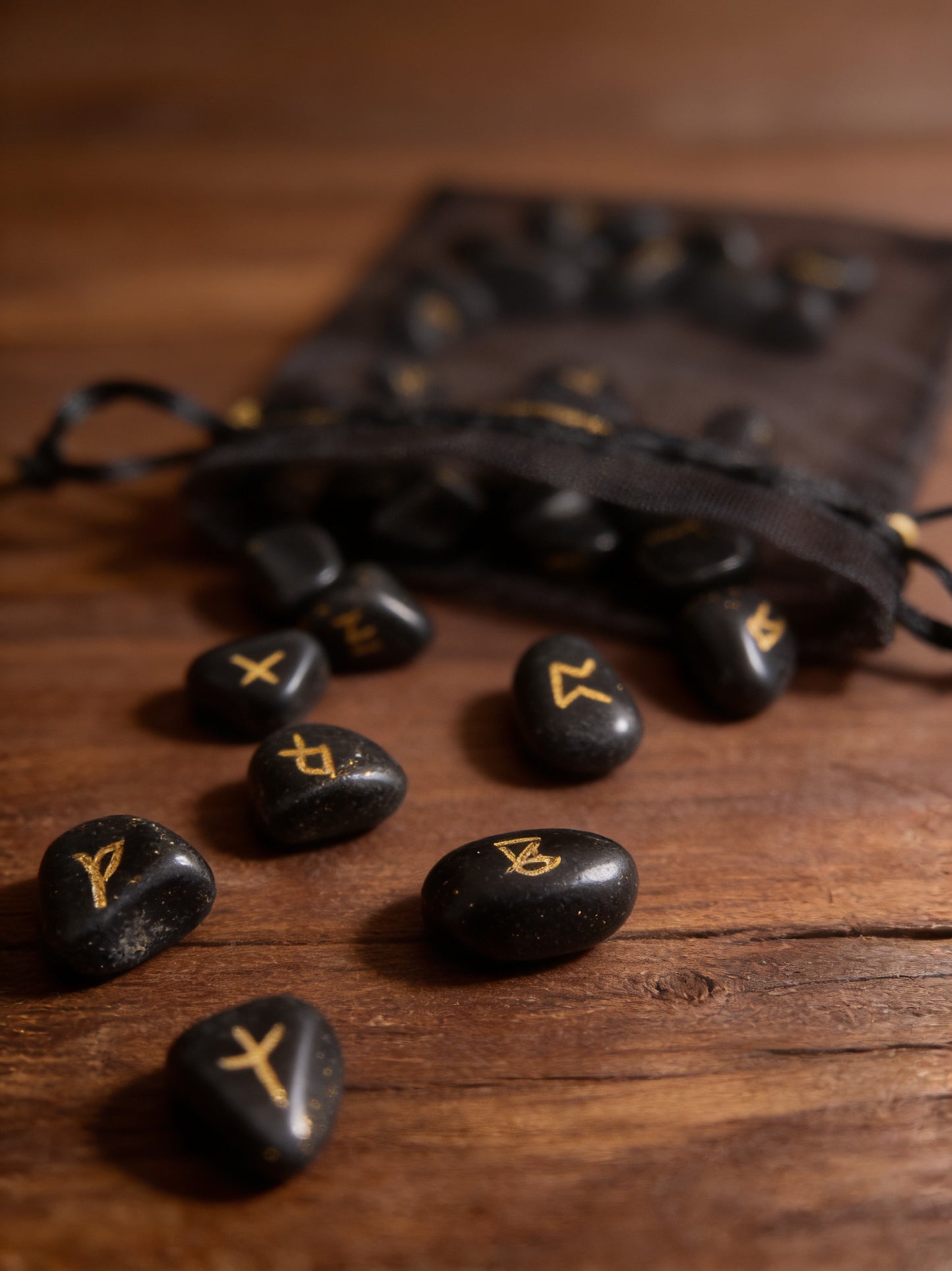 Shungite Crystal Runes