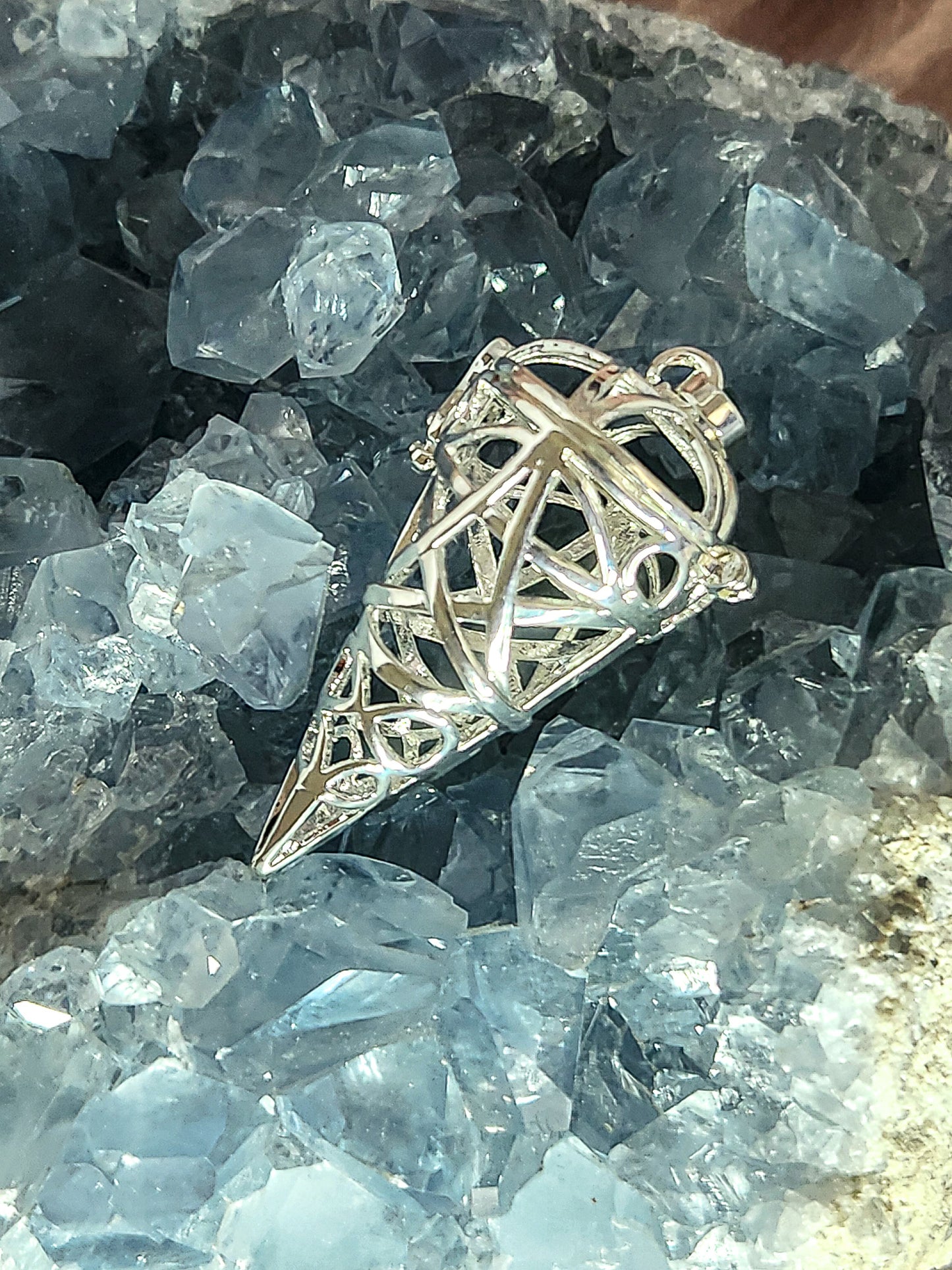 Silver Pentagram Cage