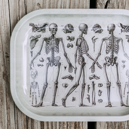 Grey Skeleton Altar Tray
