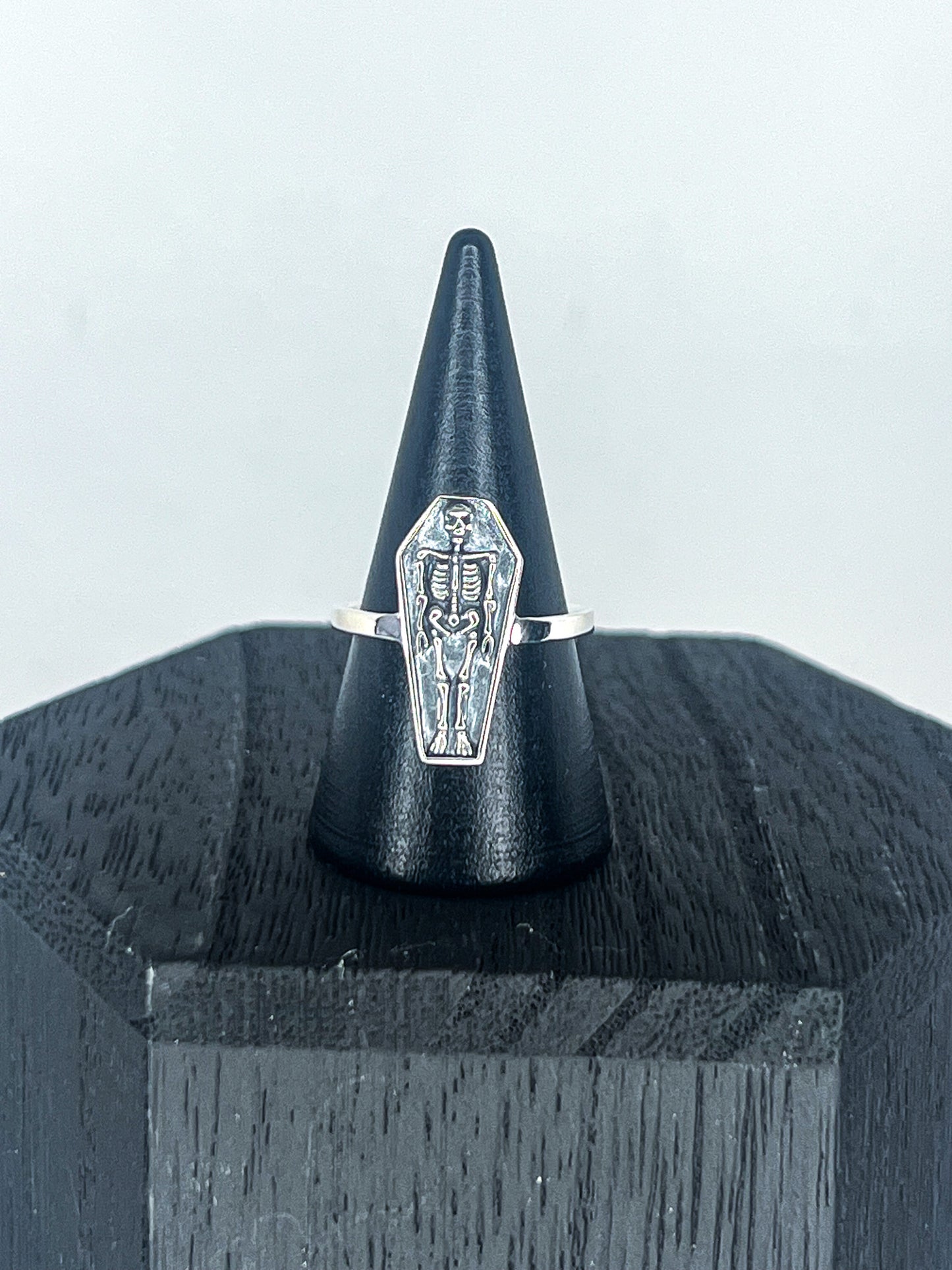 Skeleton in Coffin Ring