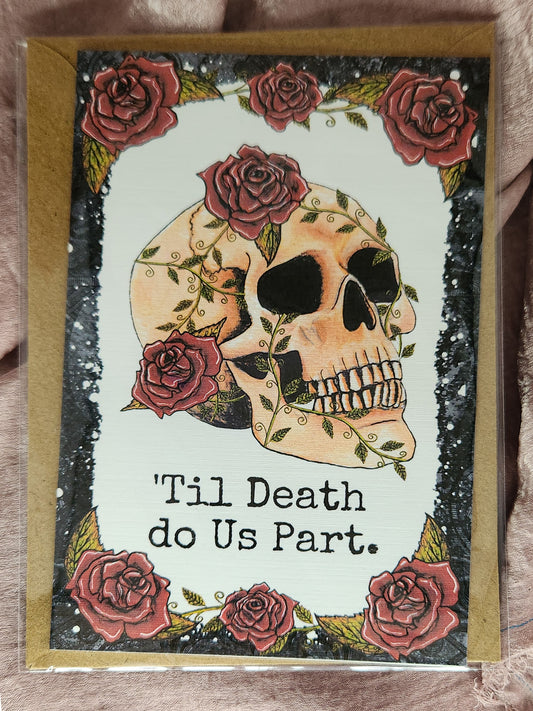 Skull Love Card