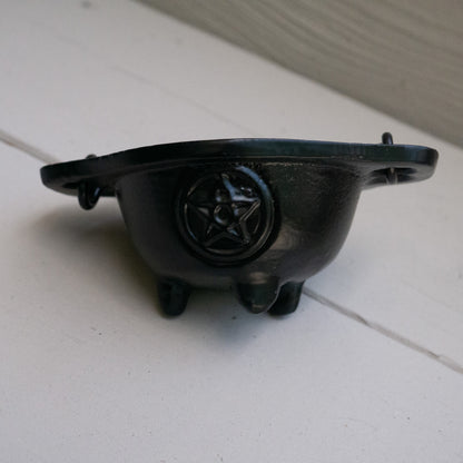 Small Pentagram Cast Iron Cauldron