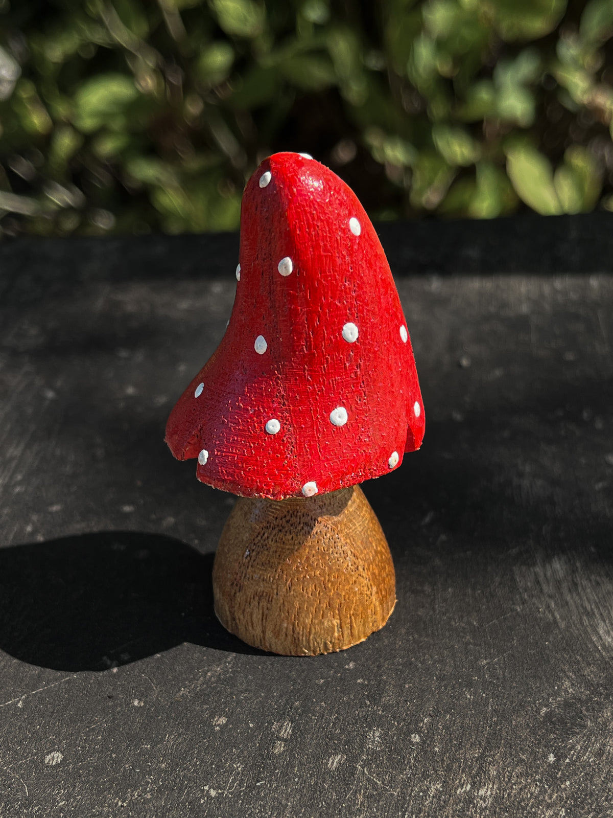 Small Wooden Mushroom