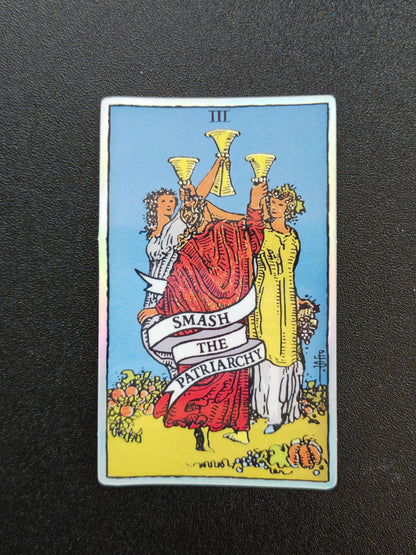 Three of Cups Sticker