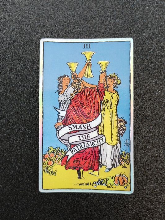 Three of Cups Sticker