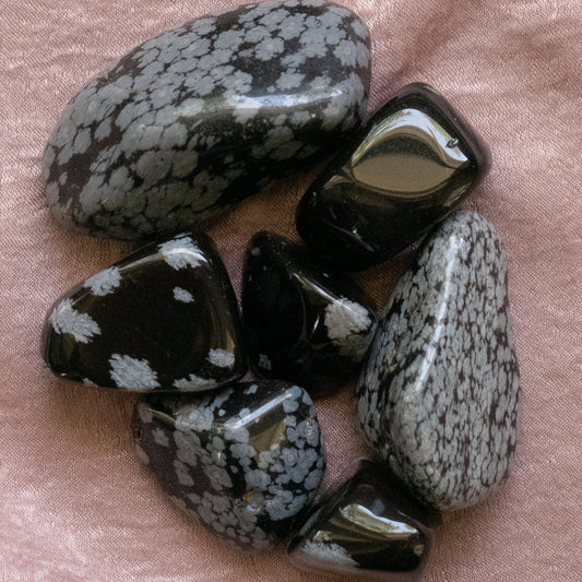 Snowflake Obsidian Tumble