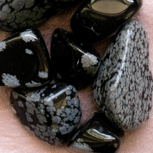 Snowflake Obsidian Tumble