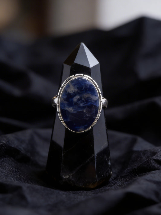 Sodalite Oval Ring