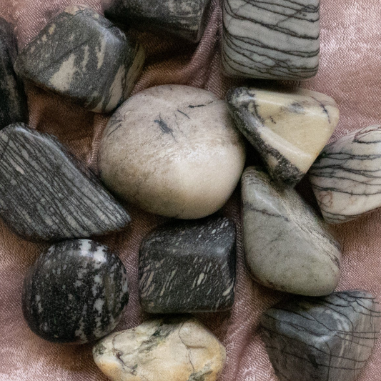 Spiderweb Jasper Tumble