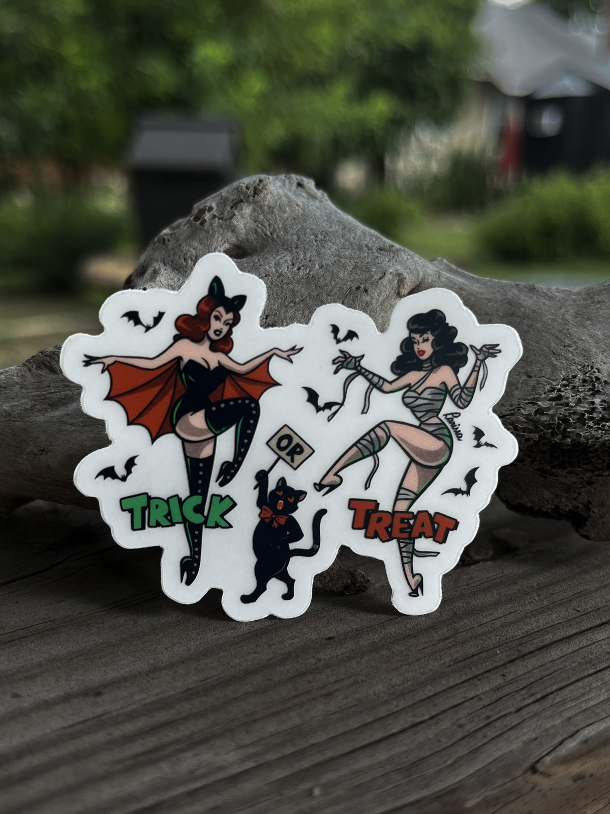 Spooky Stomp Sticker (Trick or Treat)