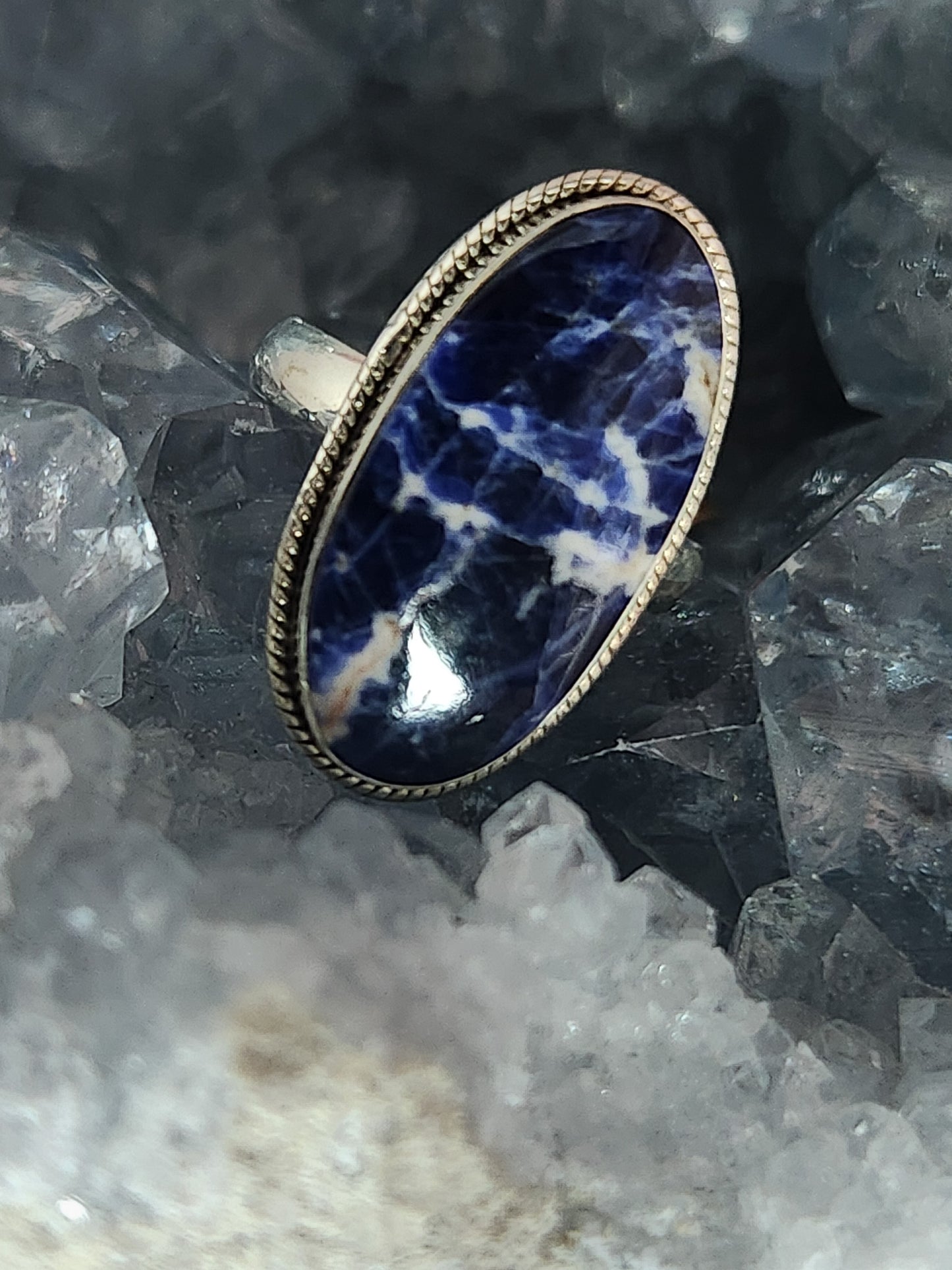 Sterling Silver Sodalite Ring