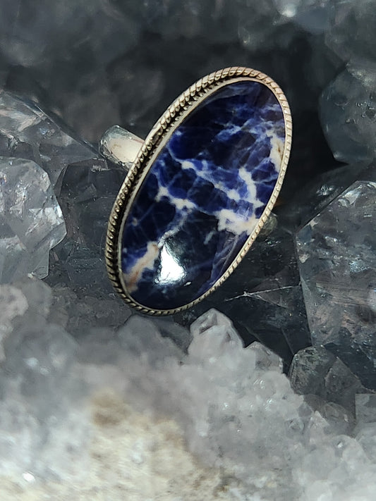 Sterling Silver Sodalite Ring