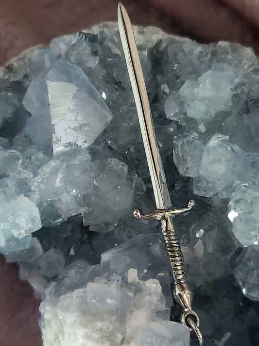 Sterling Silver Sword Pendant