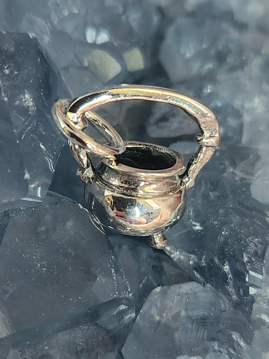 Sterling Silver Witch's Cauldron Pendant