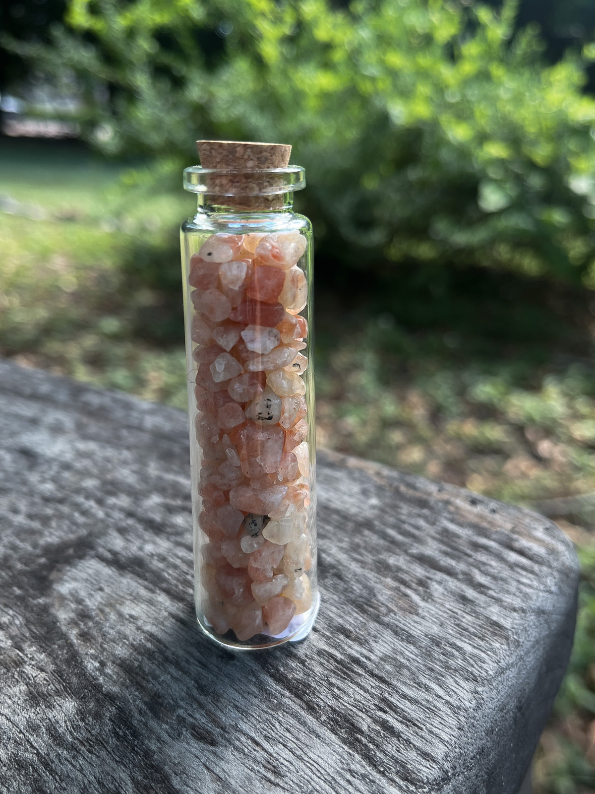Sunstone Crystal Chip Jar