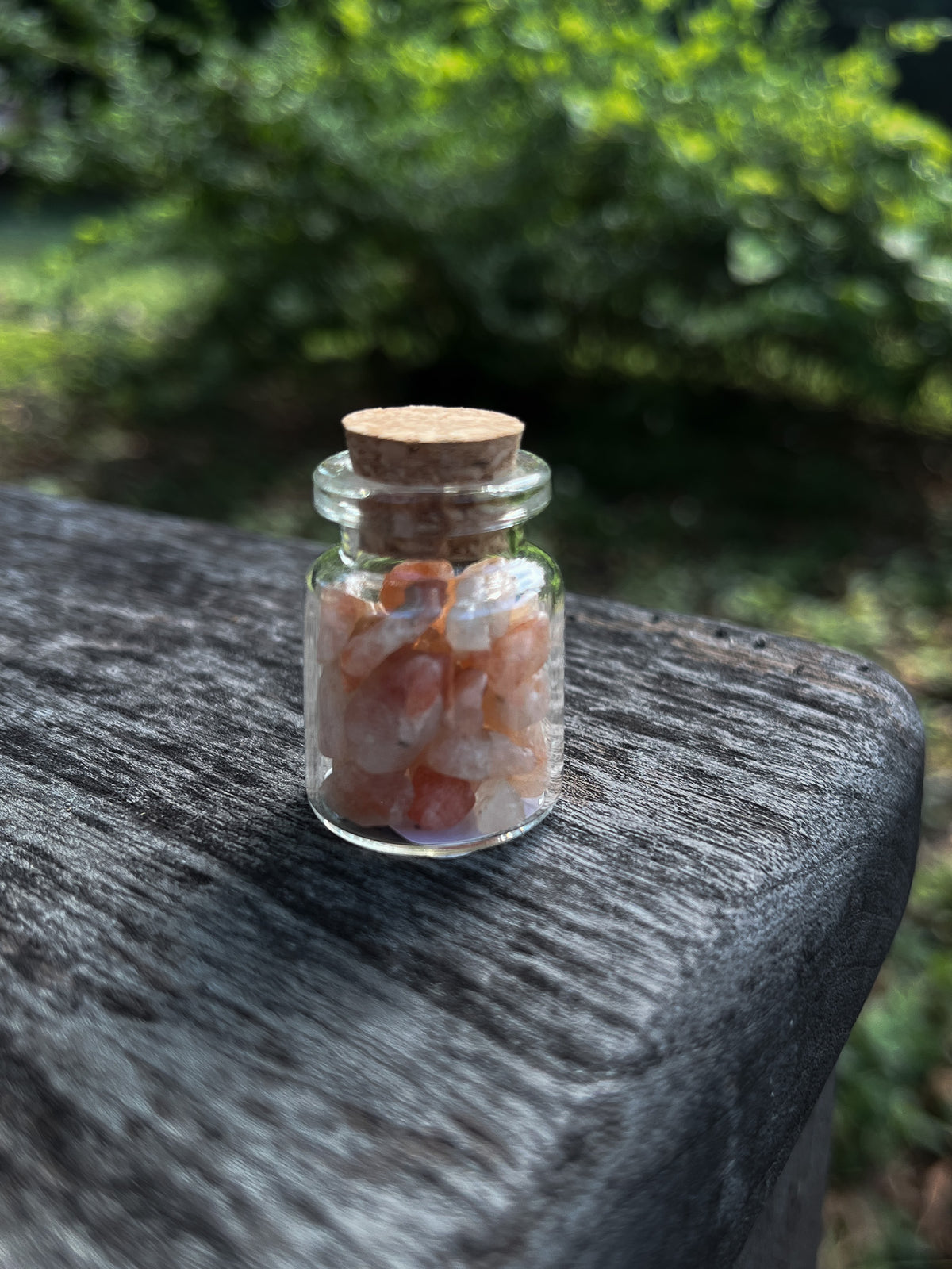 Sunstone Crystal Chip Jar