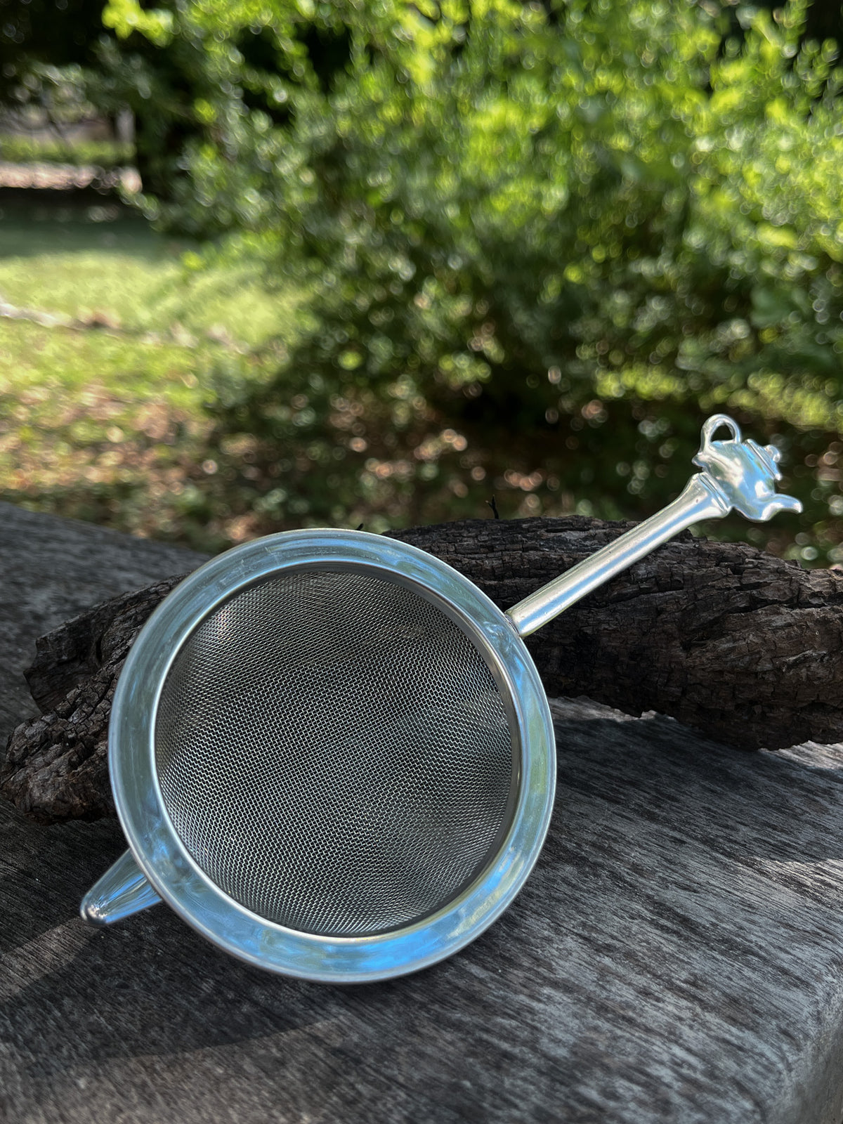 Teapot Shaped Handle Tea Strainer