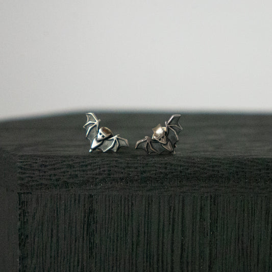 Tiny Bat Post Earrings