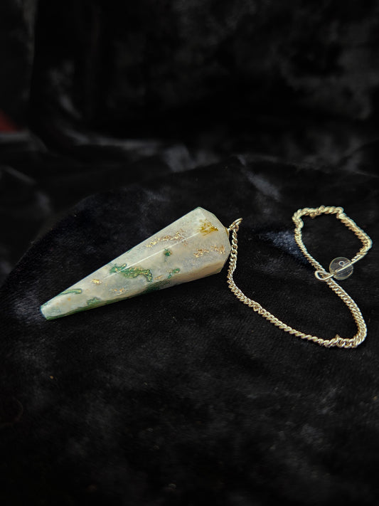 Tree Agate Pendulum