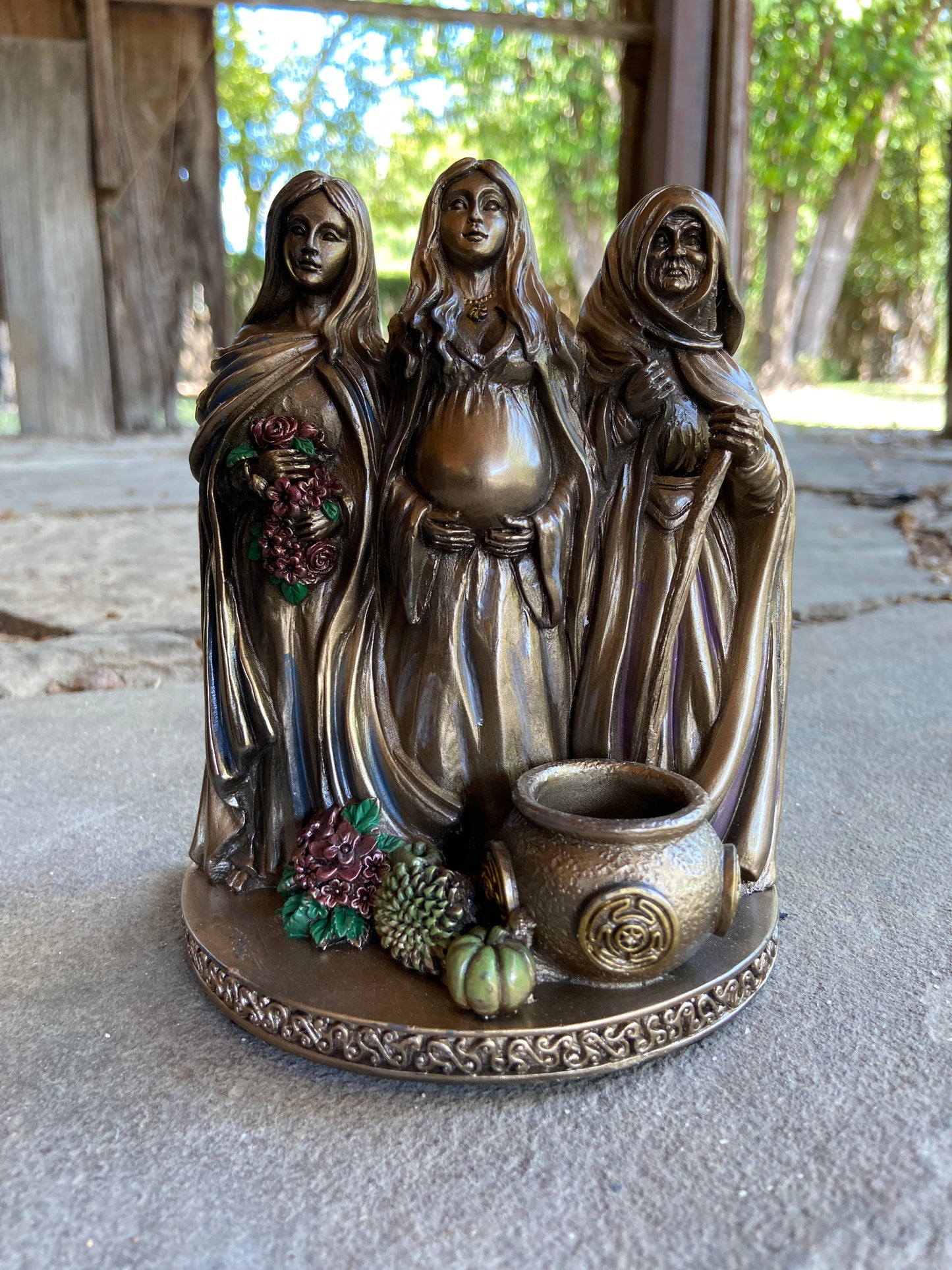Triple Goddess Statue