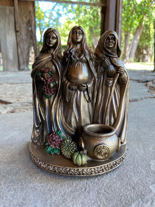 Triple Goddess Statue