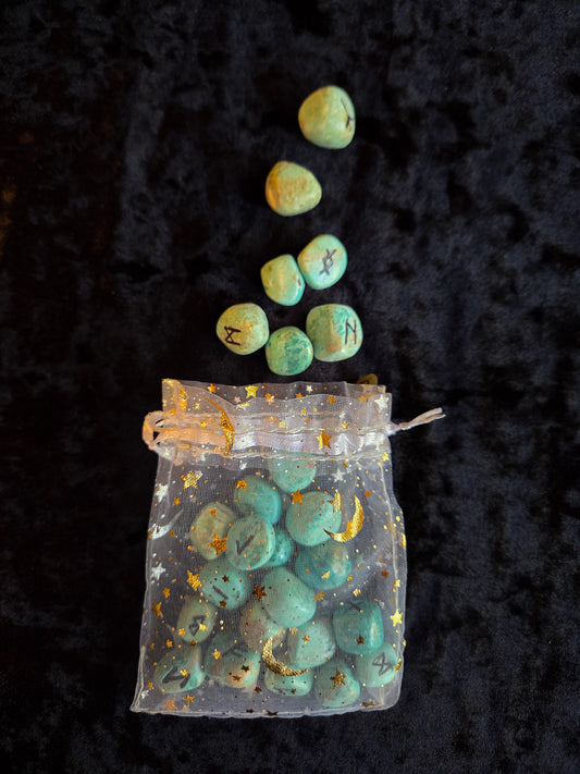 Turquoise Rune Set