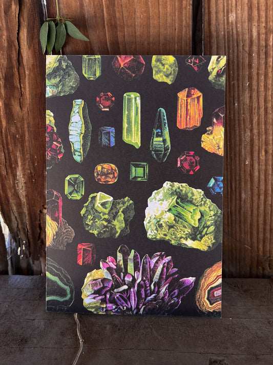Vintage Crystals & Minerals Notebook