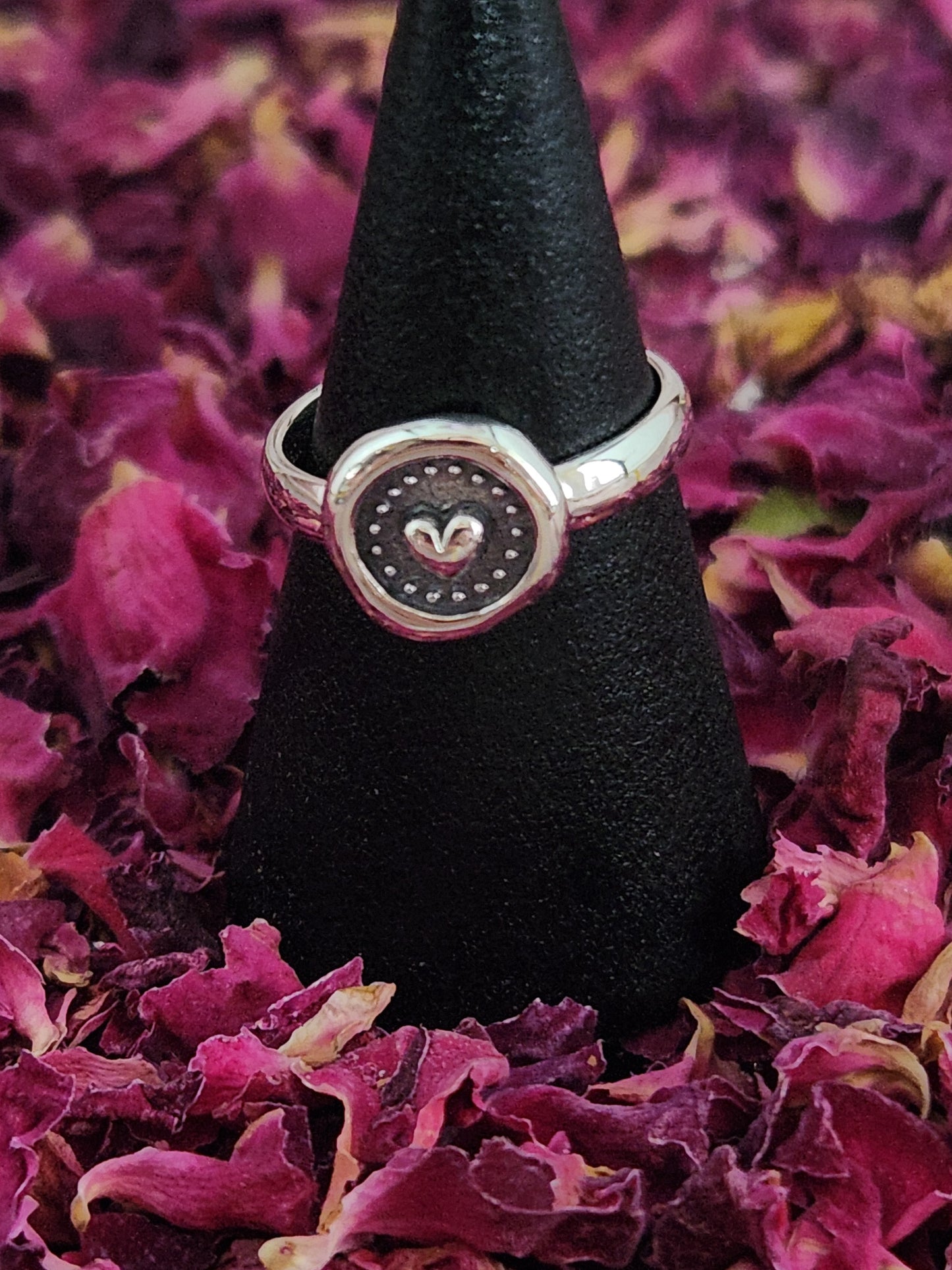 Wax Seal Heart Ring