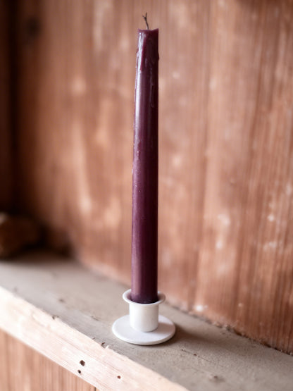 White Iron Round Taper Holder
