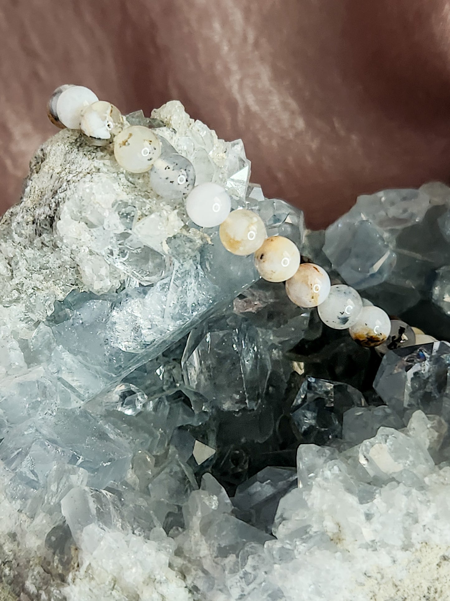 White Opal Bracelet (6mm)