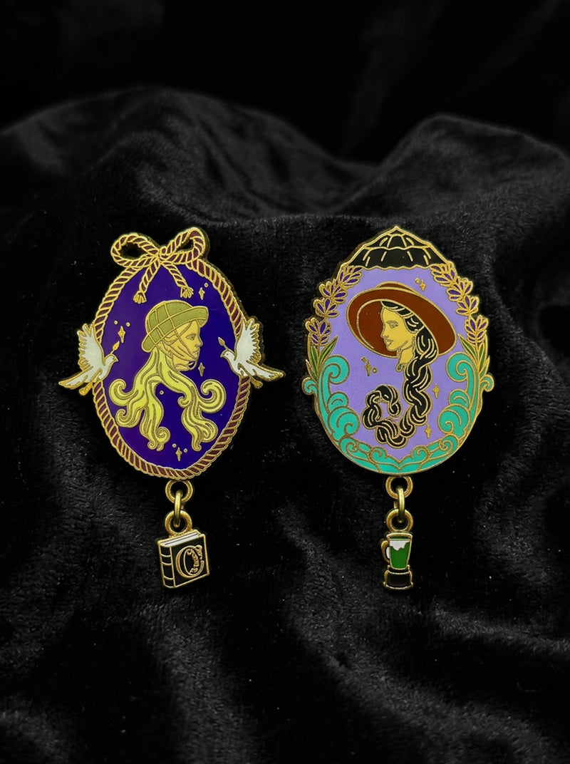 Witch Aunts Pin Set