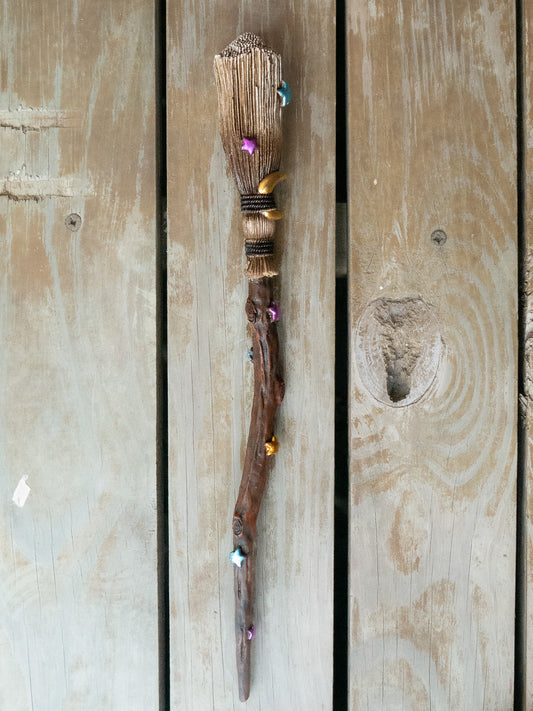 Witch's Broom Magic Wand