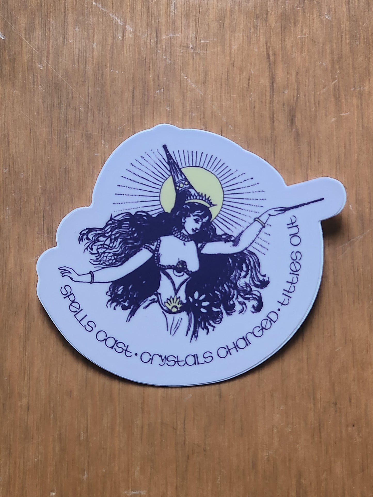 Witchy Woman Funny High Sticker