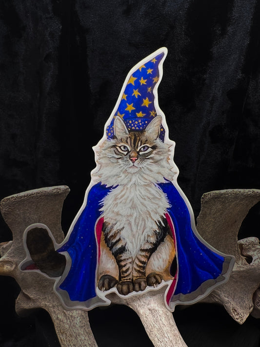 Wizard Cat Sticker