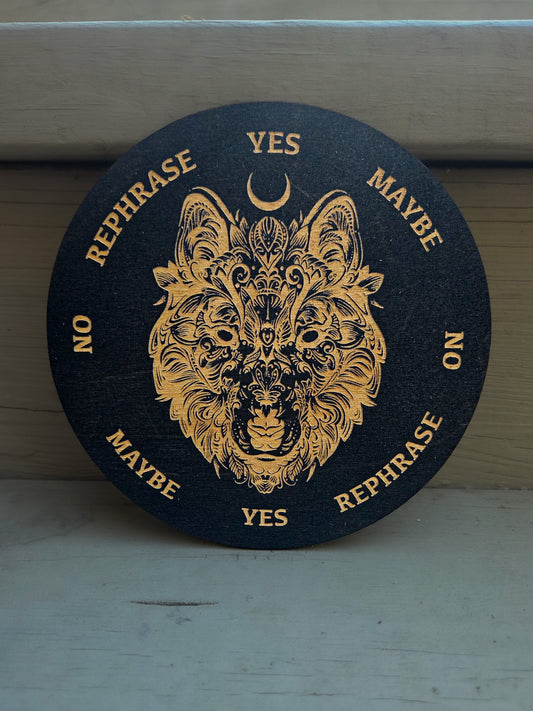 Wolf Wooden Pendulum Board