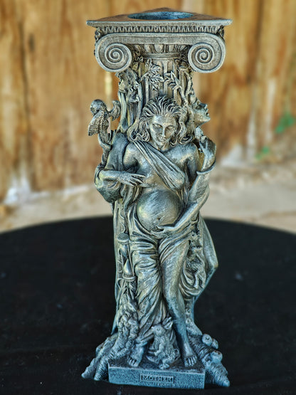 Mother Maiden Crone Large Column Cande Holder