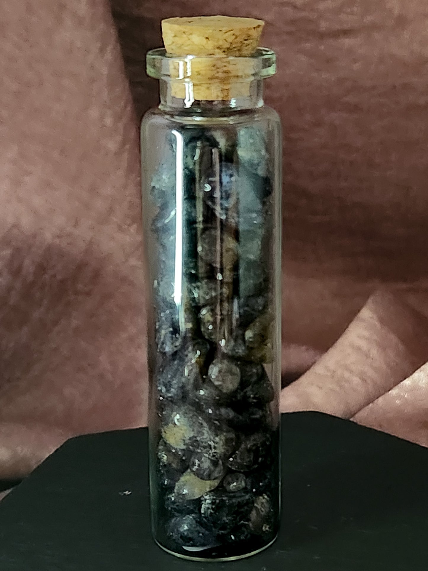 Iolite Crystal Chip Jar